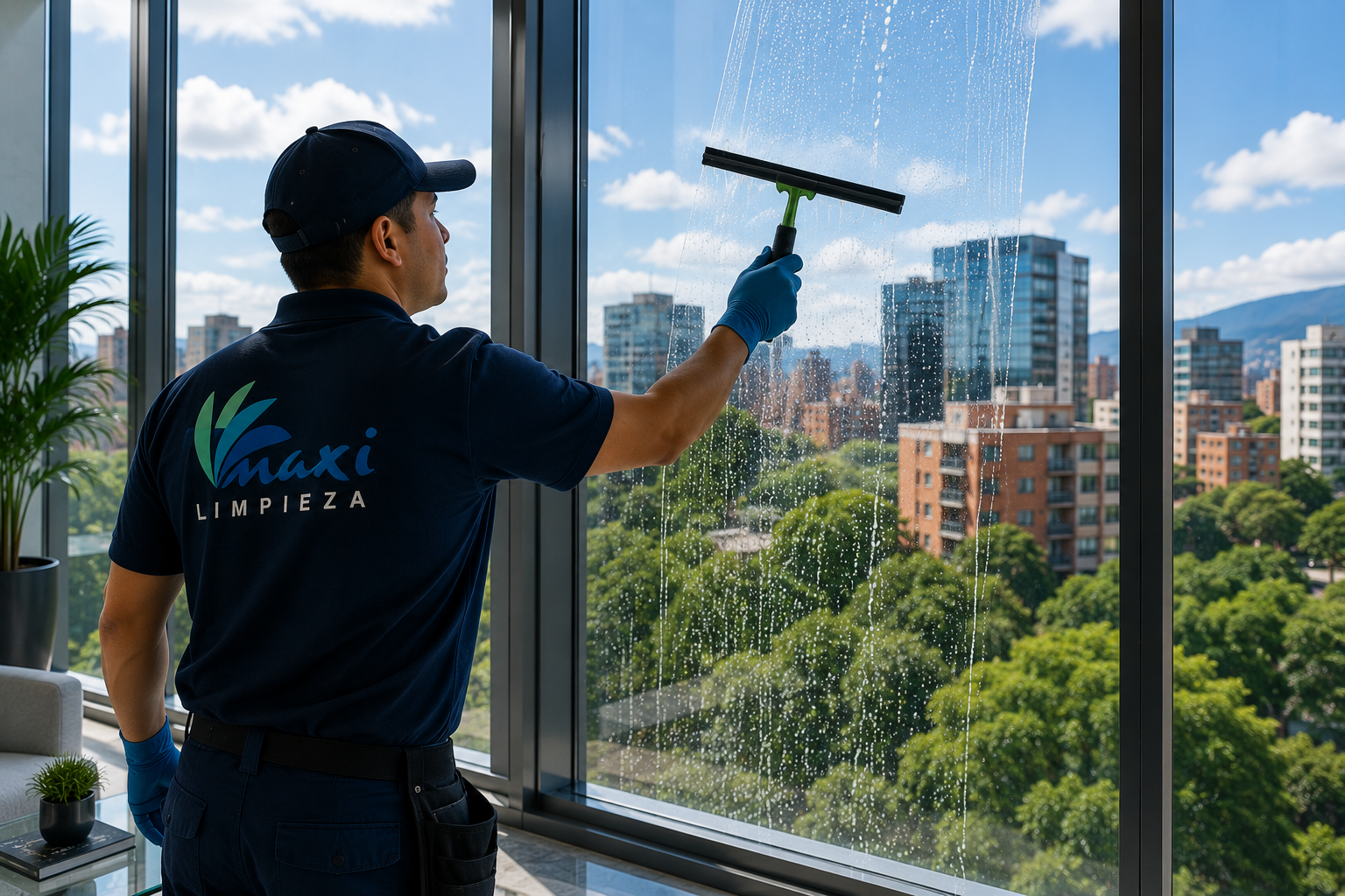 Limpieza profesional de vidrios y ventanas en Bogotá